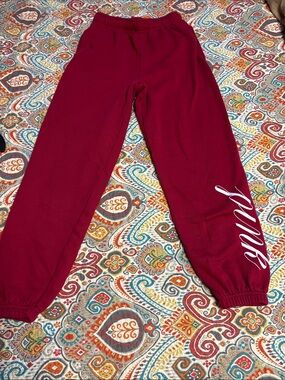 PINK brand Redish maroon jogger, sweatpants size xs